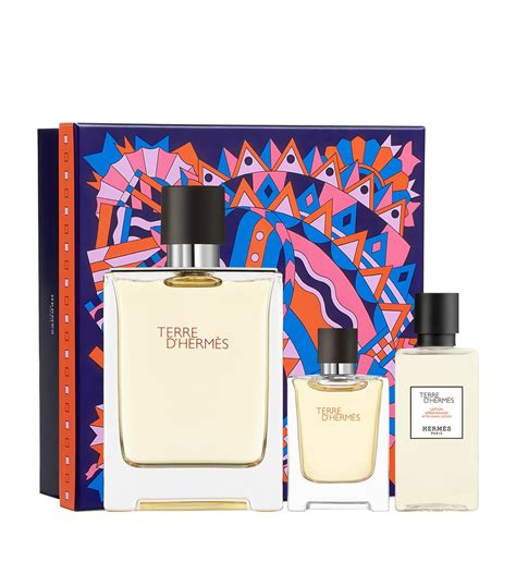 terre de hermes gift set|Hermes perfume set of 4.